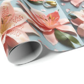 bloemig cadeaupapier (Rol Hoek)