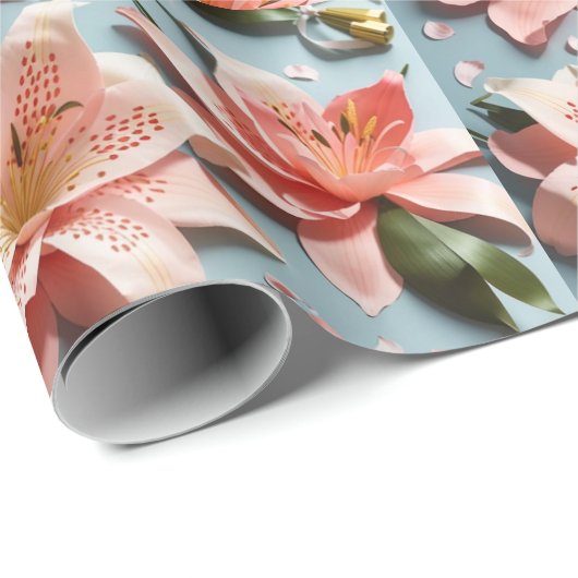 bloemig cadeaupapier (Rol Hoek)