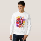 Bloemig – Elegant botanisch bloemendesign  Trui (Voorkant volledig)