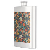 Bloemig Exotisch Bloemenpatroon Flacon (Links)