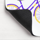 Bloemig Fiets Motivatie Design Muismat (Hoek)