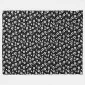 Bloemig Fleece Deken (Voorkant (Horizontaal))