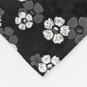 Bloemig Fleece Deken (Hoek)