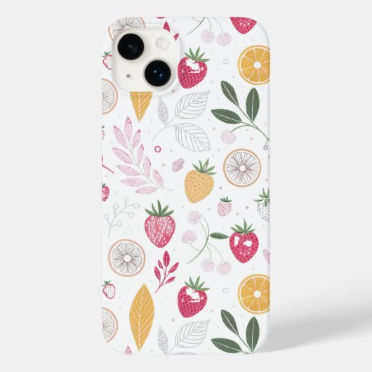 “Bloemig Fruit Botanisch iPhone / iPad Hoesje” Case-Mate iPhone Case (Achterkant)
