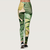 Bloemig/Hawaiaans/Tropisch blad Leggings (Achterkant)