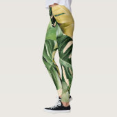Bloemig/Hawaiaans/Tropisch blad Leggings (Links)
