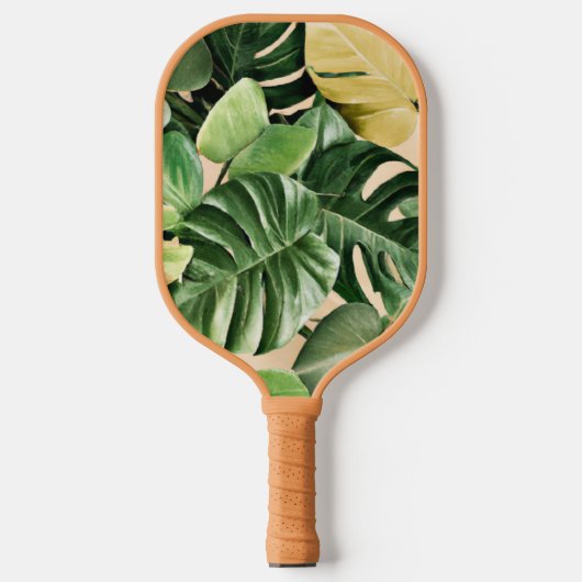 Bloemig/Hawaiaans/Tropisch blad Pickleball Paddle (Voorkant)