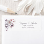 Bloemig Huwelijk Retouradres Etiket (Insitu)