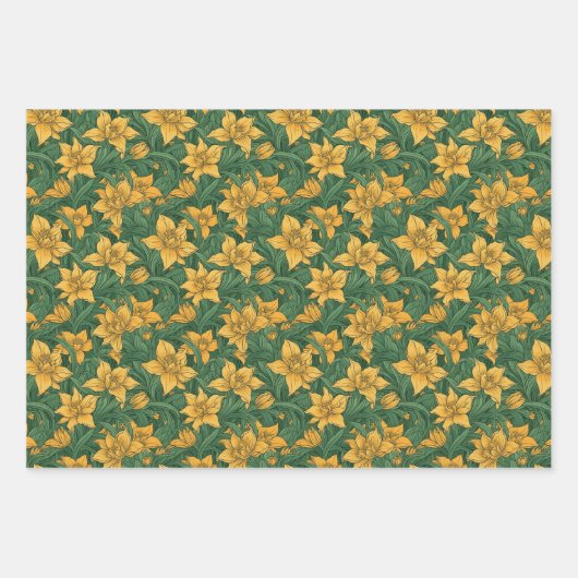 bloemig inpakpapier (Voorkant 3)