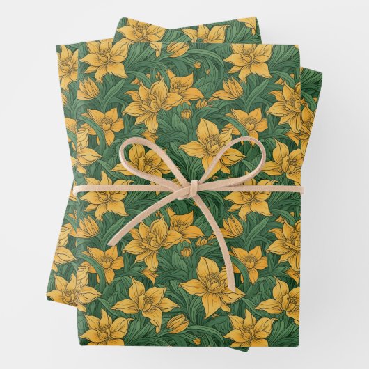 bloemig inpakpapier (In situ)