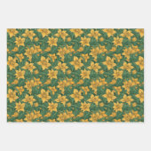 bloemig inpakpapier vel (Voorkant 3)