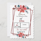 Bloemig kaart (Voorkant)