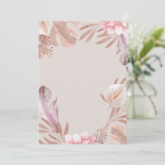 Bloemig Kaart (Staand voorkant)