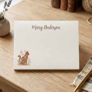 Bloemig Kat Briefpapier Hemelse Botanische Huisdie Post-it® Notes