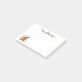 Bloemig Kat Briefpapier Hemelse Botanische Huisdie Post-it® Notes (Schuin)