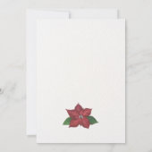  bloemig kerstfeest kaart (Achterkant)