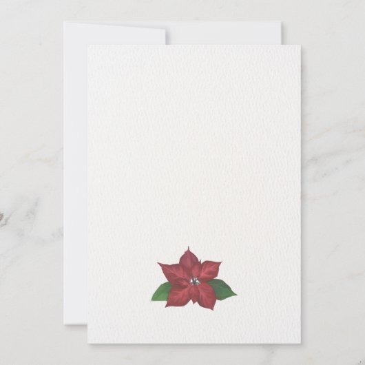 bloemig kerstfeest kaart (Achterkant)