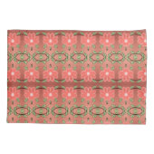 Bloemig Kussen Hoesjes in Roze Koraal Kussensloop (Achterkant)