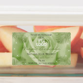 Bloemig Licht Rood Bruin Groen Productlabels Logo Labels (Aangebracht)