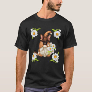 Bloemig Madeliefje Bloempatroon Voor Moeder Duitse T-shirt
