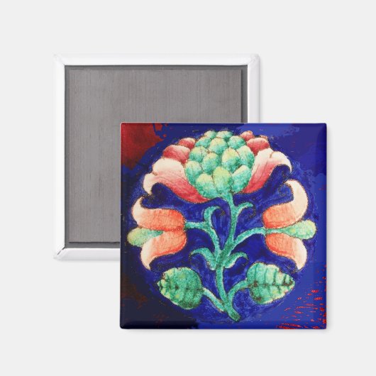 BLOEMIG MAGNEET (Voorkant / Achterkant)