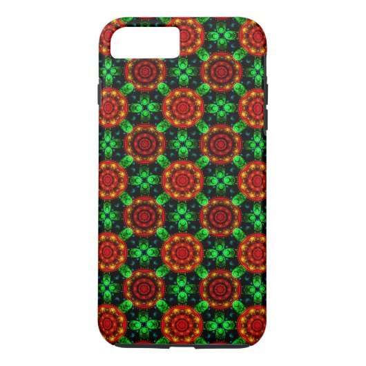Bloemig Modern Boho Elegant Abstract Patroon #504 Case-Mate iPhone Case (Achterkant)