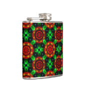 Bloemig modern boho elegant abstract patroon #504 heupfles (Rechts)