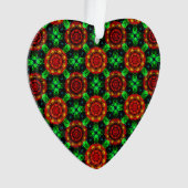 Bloemig modern boho elegant abstract patroon #504 ornament (voorkant)