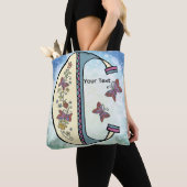 bloemig Monogram C Tote Bag (Dichtbij)