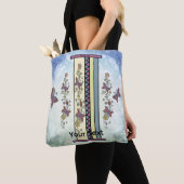 bloemig Monogram I Tote Bag (Dichtbij)