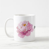 Bloemig monogram koffiemok (Links)