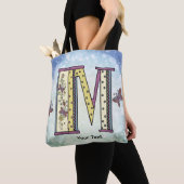 bloemig Monogram M Tote Bag (Dichtbij)