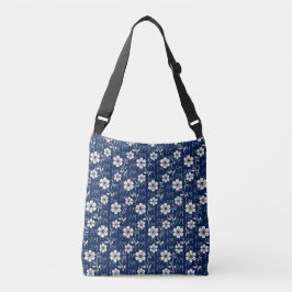 Bloemig Monogram Patroon Crossbody Tas