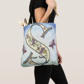 bloemig Monogram S Tote Bag (Dichtbij)
