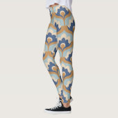 bloemig naadloos ontwerp. leggings (Links)