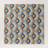 bloemig naadloos ontwerp. legpuzzel (Horizontaal)