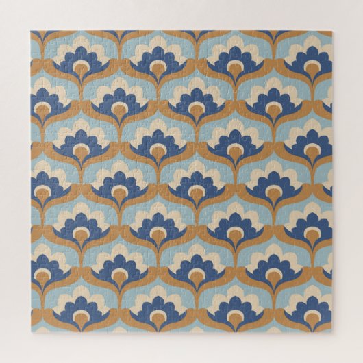 bloemig naadloos ontwerp. legpuzzel (Verticaal)
