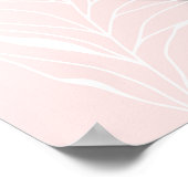 Bloemig Nagel Spa Design Poster (Hoek)