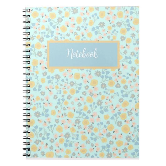  bloemig notitieboek (Voorkant)