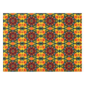 Bloemig Oranje Tafelkleed (Voorkant (Horizontaal))