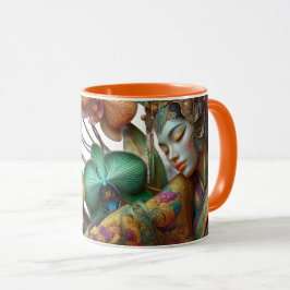 Bloemig, Orchideeën, Aziatisch, Schoonheid, Koffie Mok