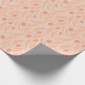 Bloemig patroon cadeaupapier (Hoek)