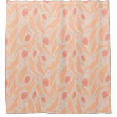 Bloemig patroon douchegordijn (Voorkant)