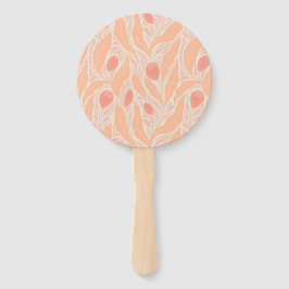 Bloemig patroon handwaaier