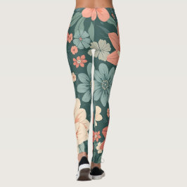 Bloemig patroon legging