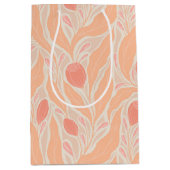 Bloemig patroon medium cadeauzakje (Voorkant)