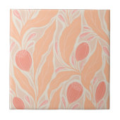 Bloemig patroon tegeltje (Voorkant)