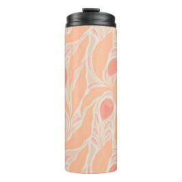 Bloemig patroon thermosbeker