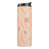 Bloemig patroon thermosbeker (Gedraaid links)