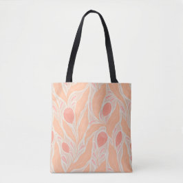 Bloemig patroon tote bag